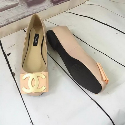 CHANEL Shallow mouth flat shoes Women--025